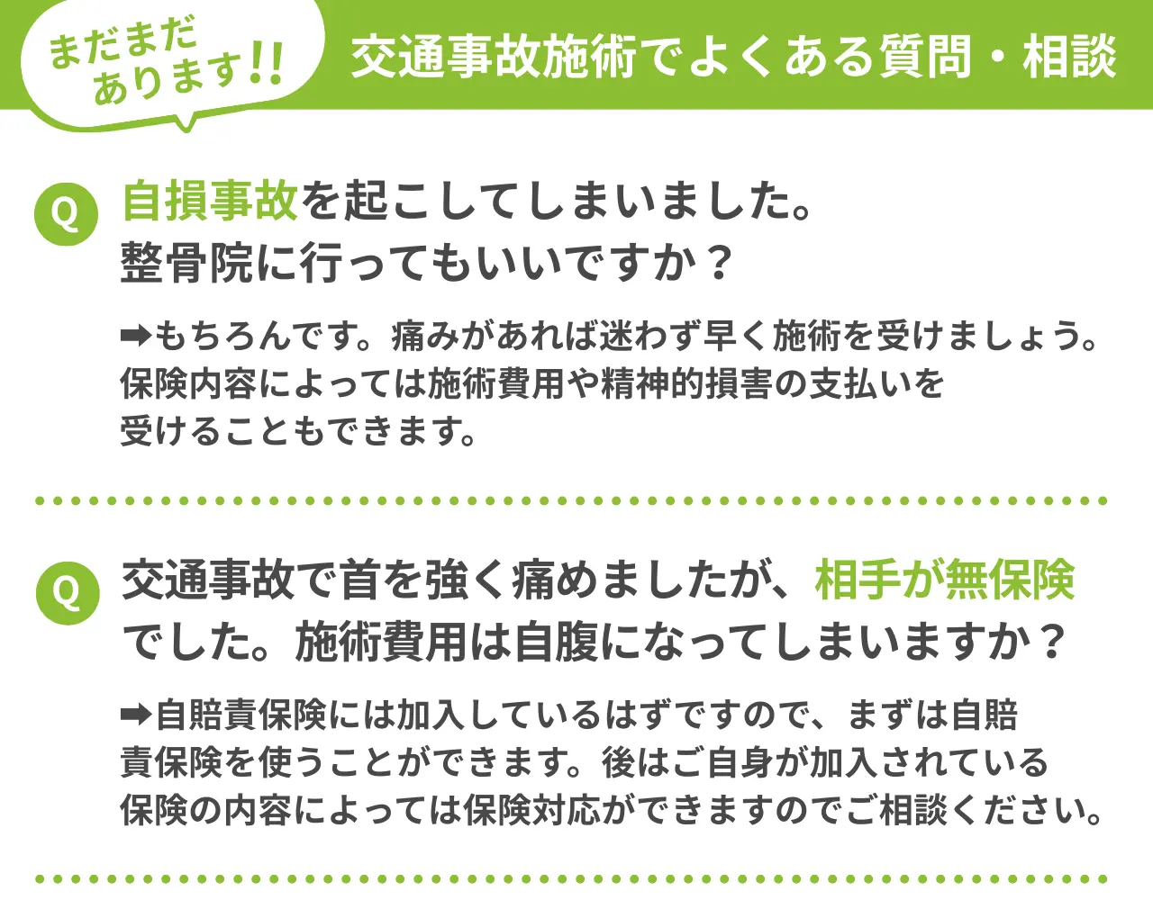 よくある質問と相談